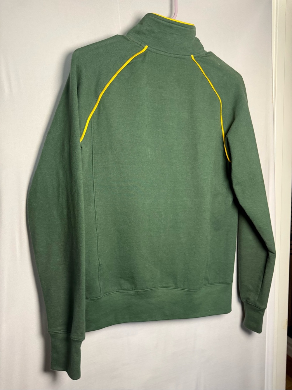 NFL Green Bay Packers Green Full-Zip Jacket with Yellow Trim - Picture 7 of 7